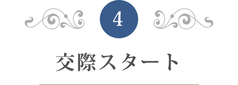 交際スタート